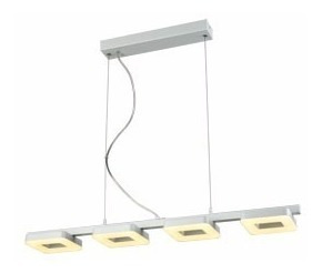Imagen 5 de 6 de Lamparas Colgantes Modernas Longboat Candil Led 220v 36w Mb