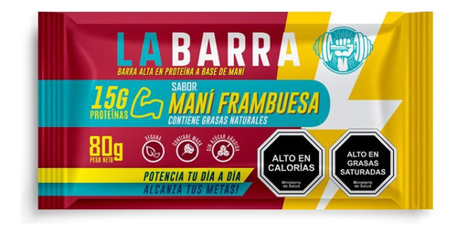 Pack Barra Protein Sabor Maní Frambuesa - 15 G Proteína