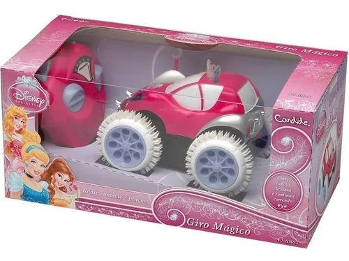 Carrinho de controle remoto Carro Princesas Disney Menina - Candide -  Carrinho de Controle Remoto - Magazine Luiza