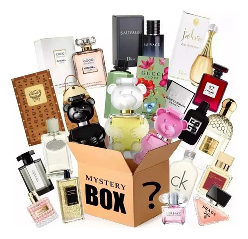 Caja Sorpresa De Perfume Para Hombre Eau De Tolette 100ml.