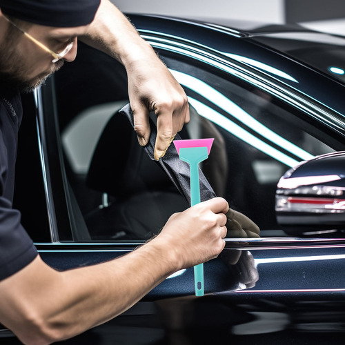 2 Herramientas Para Teñir Ventanas De Coche: Espátula Automá