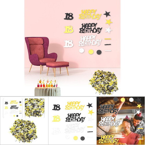Imagen 7 de 8 de 1500pcs Kit De Decoraciones Para Fiesta De Cumpleaños