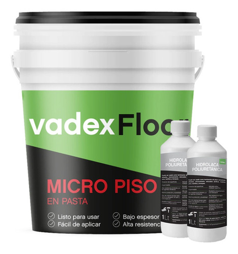 Micropiso Listo Para Usar En Pasta Vadex 20 Kg Varios Colres