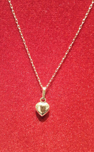 Imagen 1 de 2 de Cadena Y Corazón Oro 18 Ktes Psp Gps