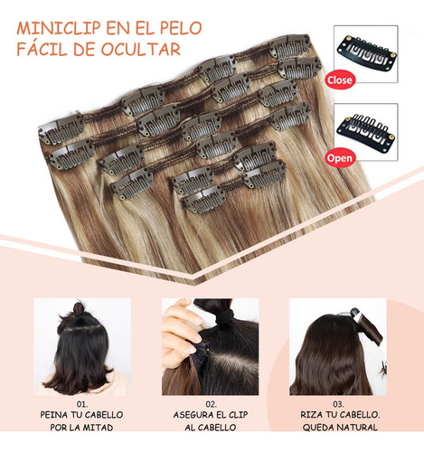 Peluca Larga Para Mujer Natural Cabello Liso Belleza