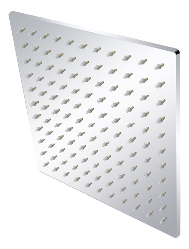 Solvex Regadera Cuadrada De 8 Pulgadas Cromada Sp-51108