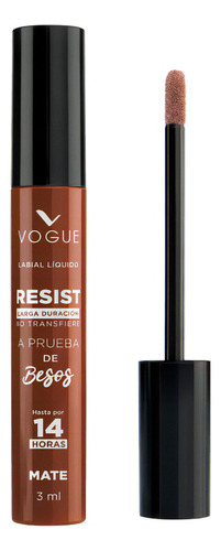 Labial Vogue Liquido Resist Misteriosa X3ml