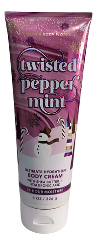 Crema Bath & Body Works Original. Twisted Peppermint 