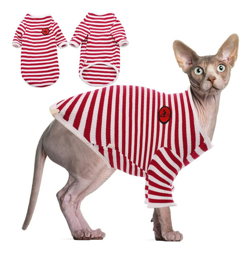 Dentrun Camisa Para Gatos Sin Pelo Ropa Para Gatos Chaleco A