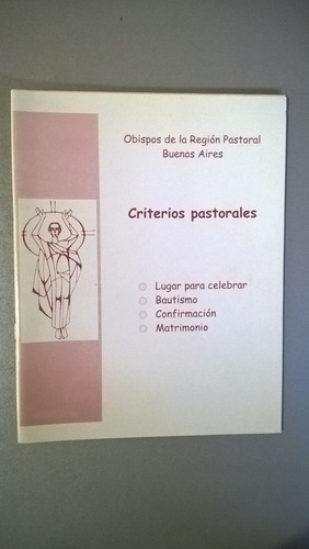 Criterios Pastorales - Obispos Región Pastoral Buenos Aires