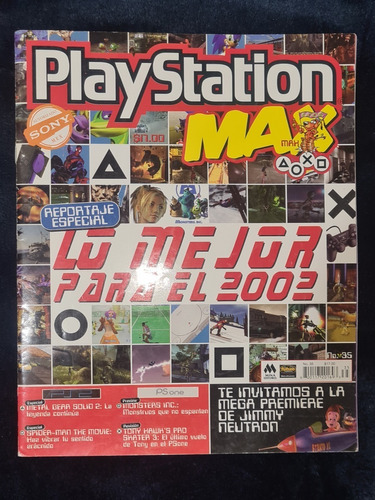 Revista Playstation Max Lo Mejor Para 2002 #35 Marzo 2002