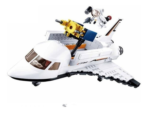Blocos Montar Astronautas Ônibus Espacial Foguete 231 Pçs