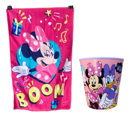 Set 2 Piezas Toalla 30x50cm Con Vaso Parvulo