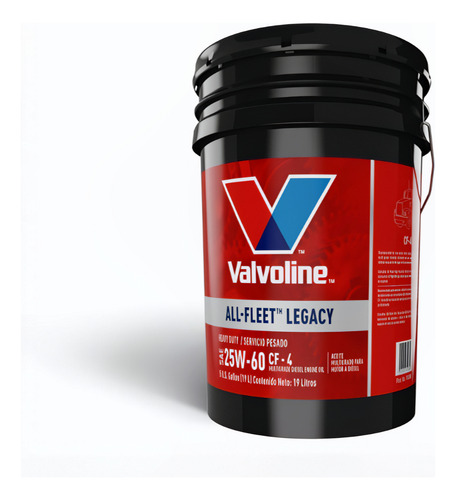 Aceite Valvoline 15w40 All Fleet Cubeta 19l