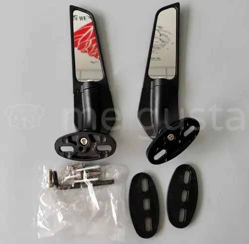 Espejos Alerón Móviles Moto Carenada, Max Protaper.