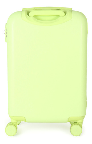 Maleta Vertical 20 Para Mujer Cloe Chica De Cabina Rígida Color Verde limón