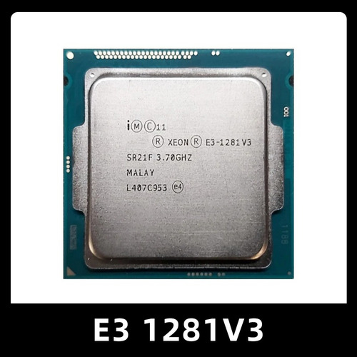 Procesador De Cpu Intel Xeon E3 1281 V3 3,7 Ghz Lga 1150