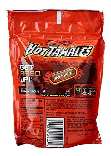 Imagen 2 de 4 de Hot Tamales Feroz Canela, 10 Oz
