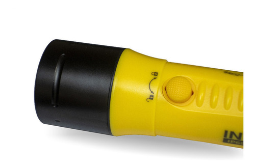 Lanterna Mergulho F9 Led Ip68 60 Metros Pesca Sub Forte Lanterna Amarelo Luz Branco