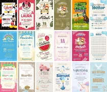 Comprar Pack Canva Convites Templates Editáveis Canva - 30 Artes
