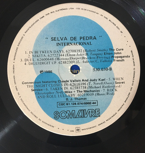 Lp Selva De Pedra (trilha Internacional Da Novela) Estandar (Usado)
