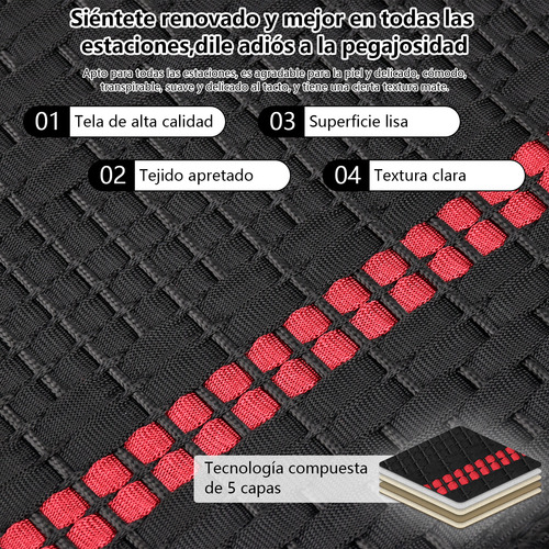 Funda Cubre Asiento Auto Universal Forro Asiento De Verano