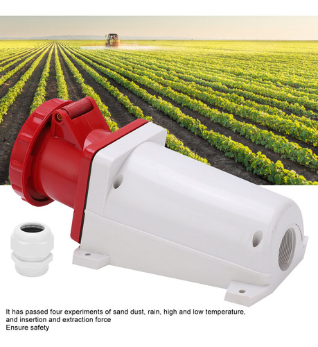 Enchufe Industrial 380415v 63a 5pin 3p+n+e Ip67 Waterproo