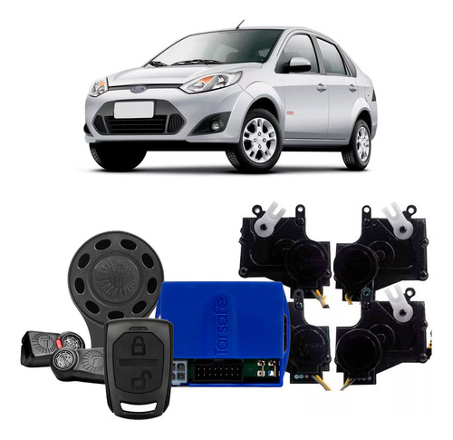 Alarme Taramps 1 Controle + Trava Tragial Fiesta Sedan