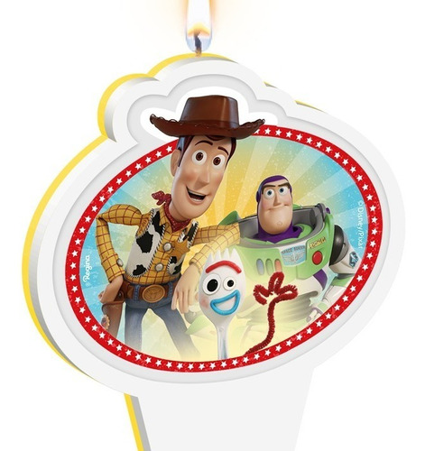 Vela De Aniversário Toy Story Disney