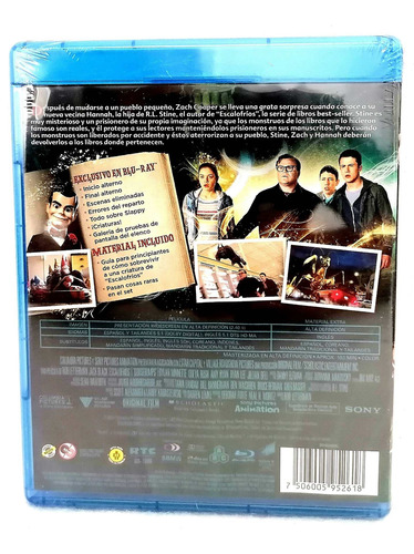Pelicula Escalofríos (jack Black) Blu-ray Original