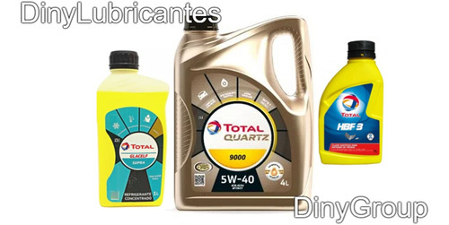 Combo Aceite Total 5w40 + Refrig Supra + Liquido De Frenos