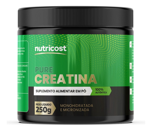 Creatina Monohidratada Mesma Pureza Growth - Sabor Monohidratada Sem Sabor