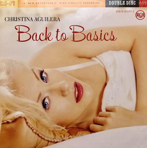 Cd Christina Aguilera Back To Basics 2cds - Nuevo
