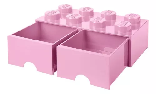 LEGO Almuerzo/Caja Almacenaje 8 Rosa Niños Fiambrera para Colegio Oficial  5706773402397