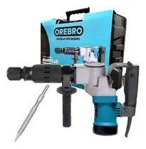 Comprar Martillo Demoledor Orebro Hex 10j 1500w 2900rpm Hex Maletin Color Azul acero