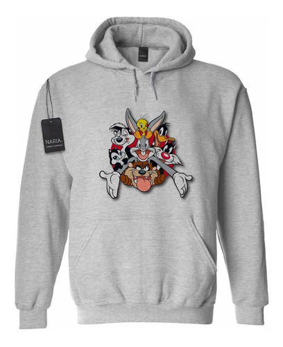 Buzo Canguro Adulto Looney Tunes Imagen Art Logo - Pslt5