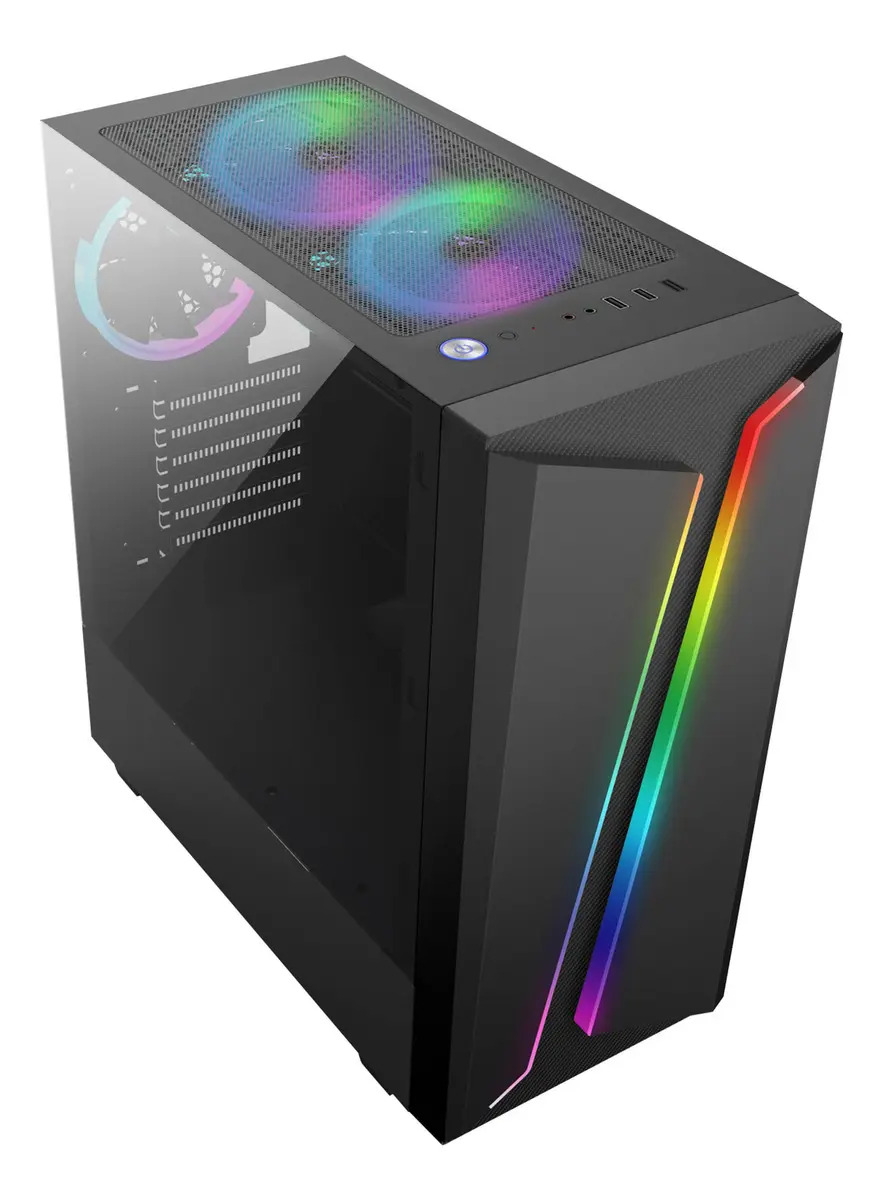 Gabinete Pc Gamer Rgb Atx Zenei C8011