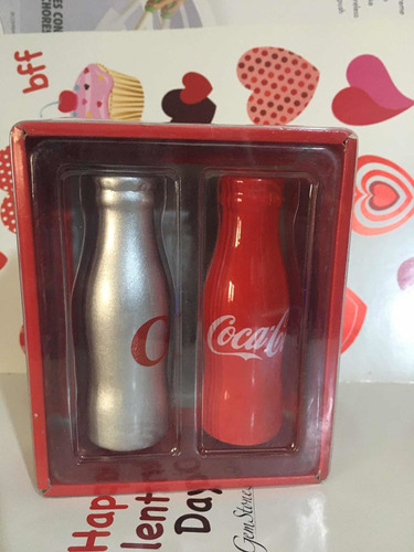 Salero Pimentero Vintage Coca Cola De Aprox 12 Cm (closep)