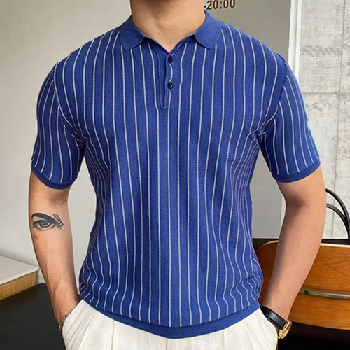 Camisas Para Hombre, Camisas De Punto De Manga Corta Y Blusa