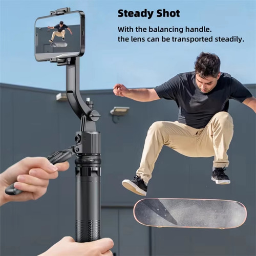 Trípode C17 Monopod Con Rotación Automática De 360° Y Seguim