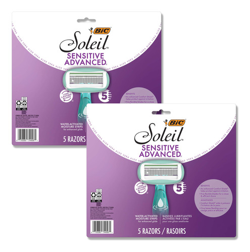 Bic Soleil Sensitive Advanced - Maquinillas De Afeitar Desec
