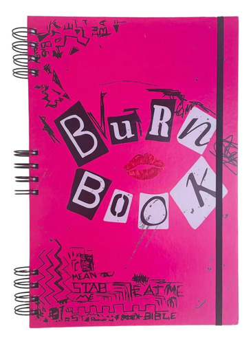 Album De Fotos / Scrapbook A4 Espiralado Burn Book