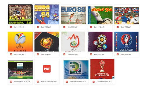 Imagen 5 de 6 de + 500 Album Oficial Pdf Mundial, Copa América, Euro Y Más