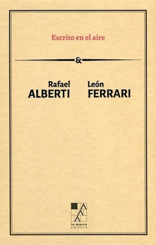 Libro Escrito En El Aire De Rafael Alberti