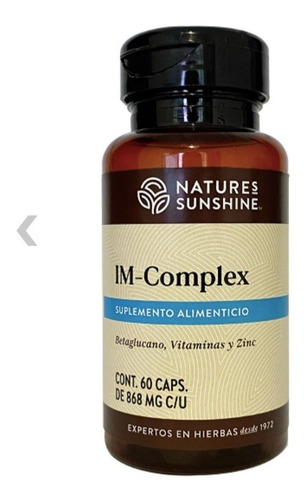 Nature's Sunshine IM-Complex 60 cápsulas de sabor sem sabor