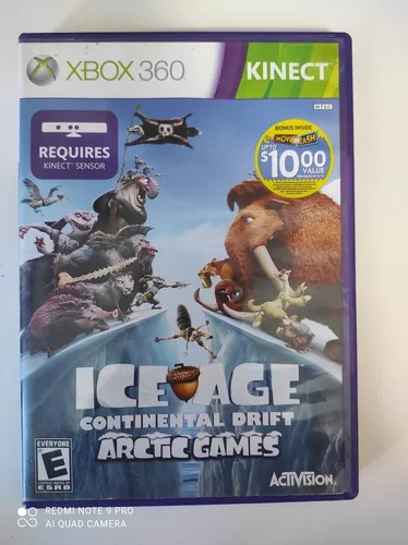 Jogo Kinect Ice Age / Era Do Gelo Continental Drift Xbox 360