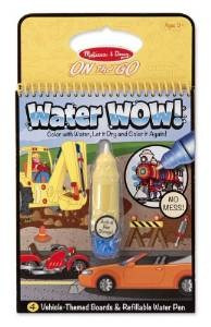 Wow Melissa & Doug Agua Coloring Book - Vehículos