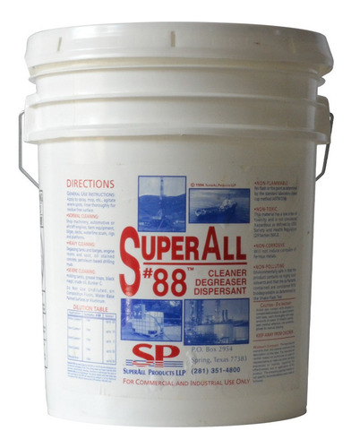  Limpiador Biodegradable, Grupo Tara - Superall 88 5 Galones