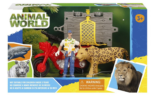 Playset Animal World Con Leopardo Ck