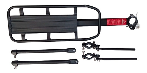 Parrilla De Carga Full Aluminio P/ Bicicletas.+ Envio Gratis